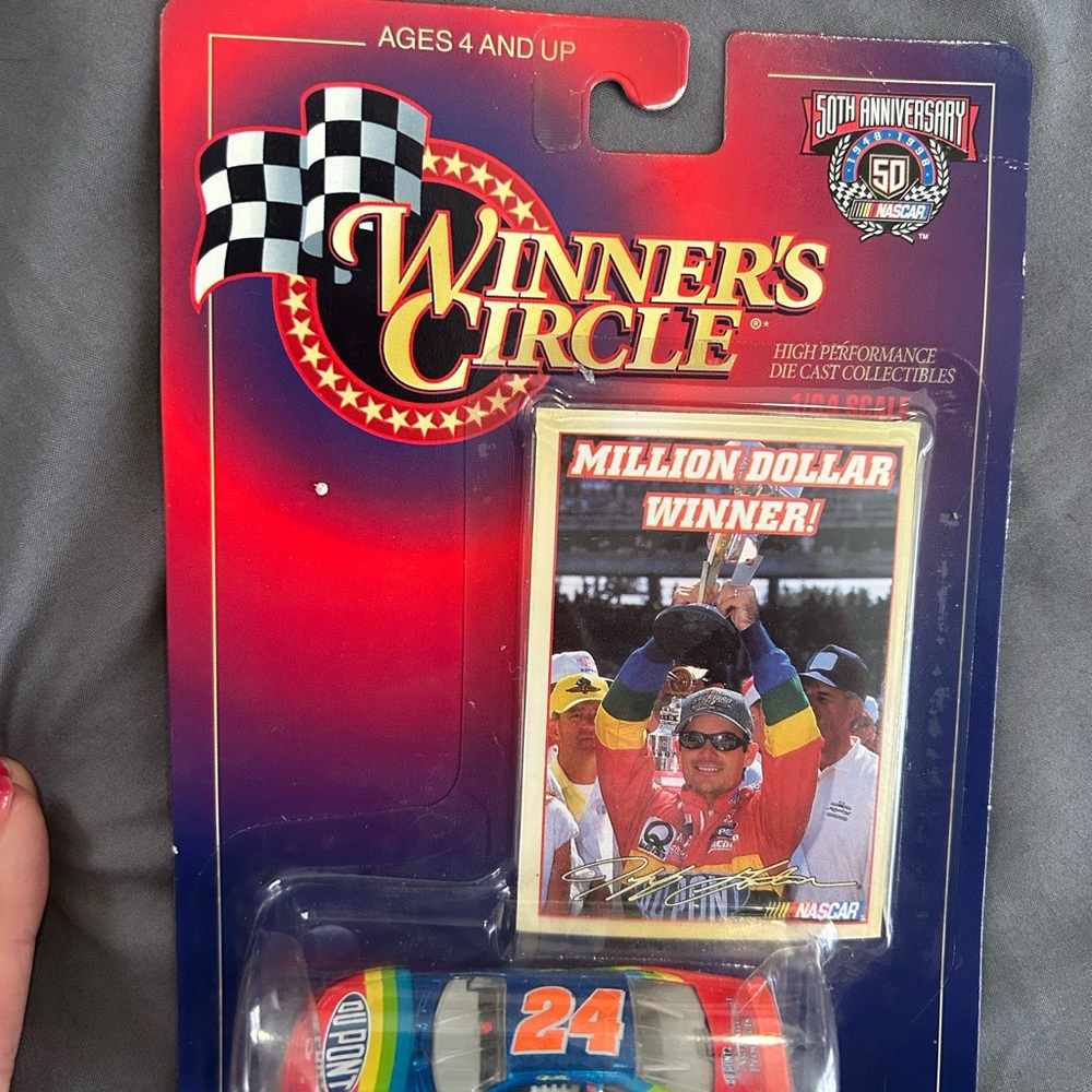 50th Anniversary Jeff Gordon  #24 Winner's Circle NASCAR Die-Cast Car